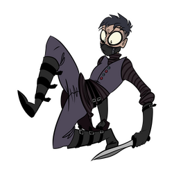 Flat colored full body