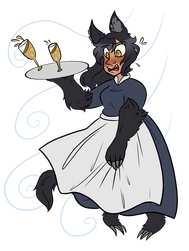 Flat colored full body